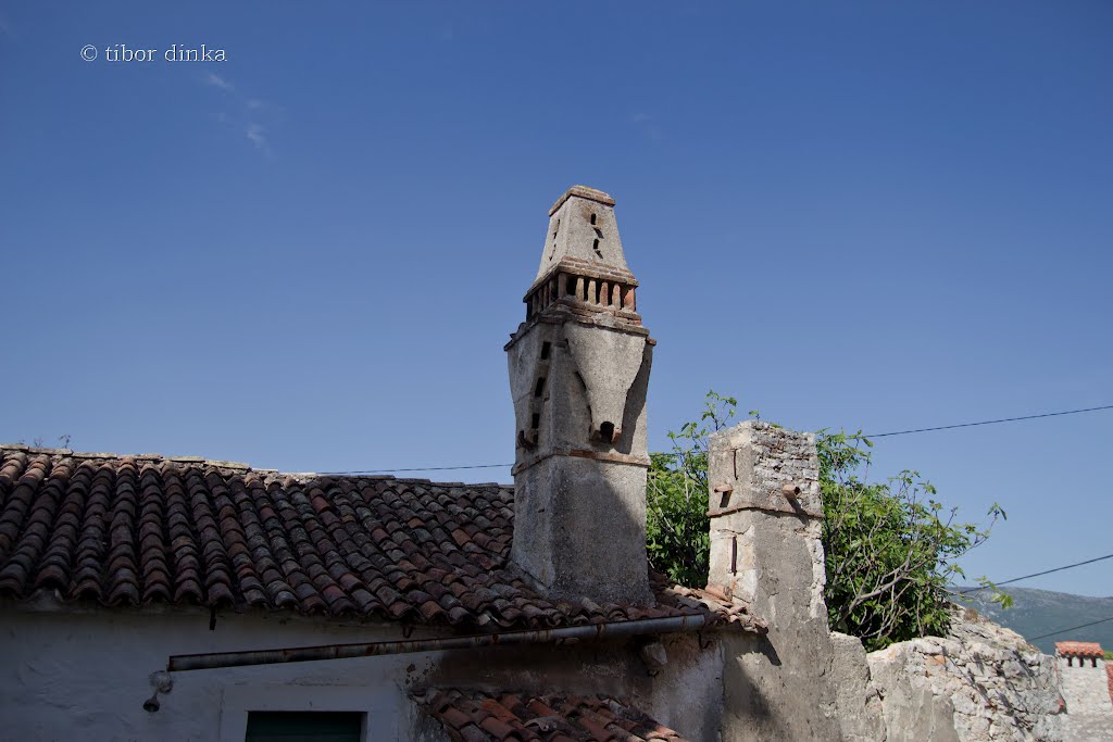 KAŠTEL KRŠAN(Carsach, Carsan, Kerschan) DIMNJAK by Tibor Dinka