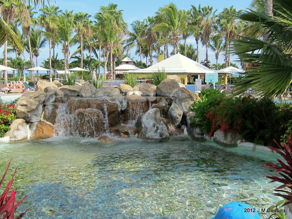 Water feature near 'sports pool'. by J.M.Cousins