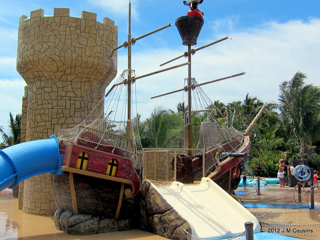 Pirate's Island - the splashpad and area for smaller tykes. by J.M.Cousins