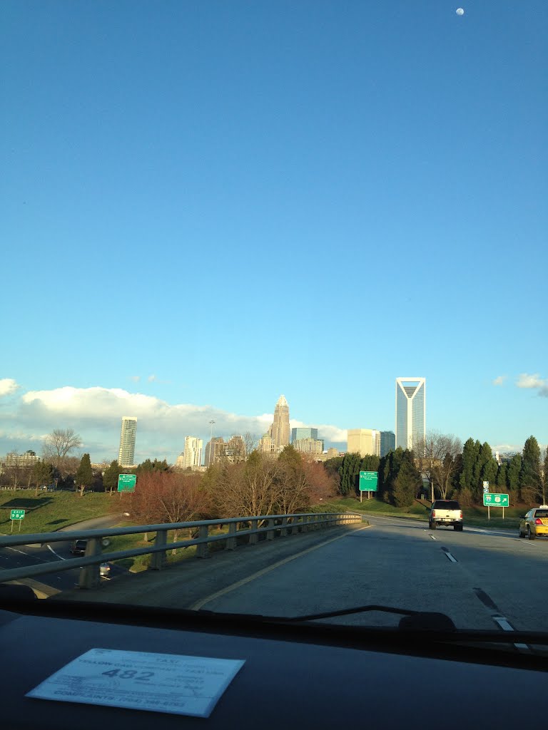 Driving into Charlotte by David Wayne Reynolds