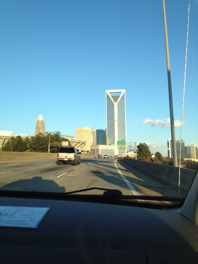 Driving into Charlotte by David Wayne Reynolds