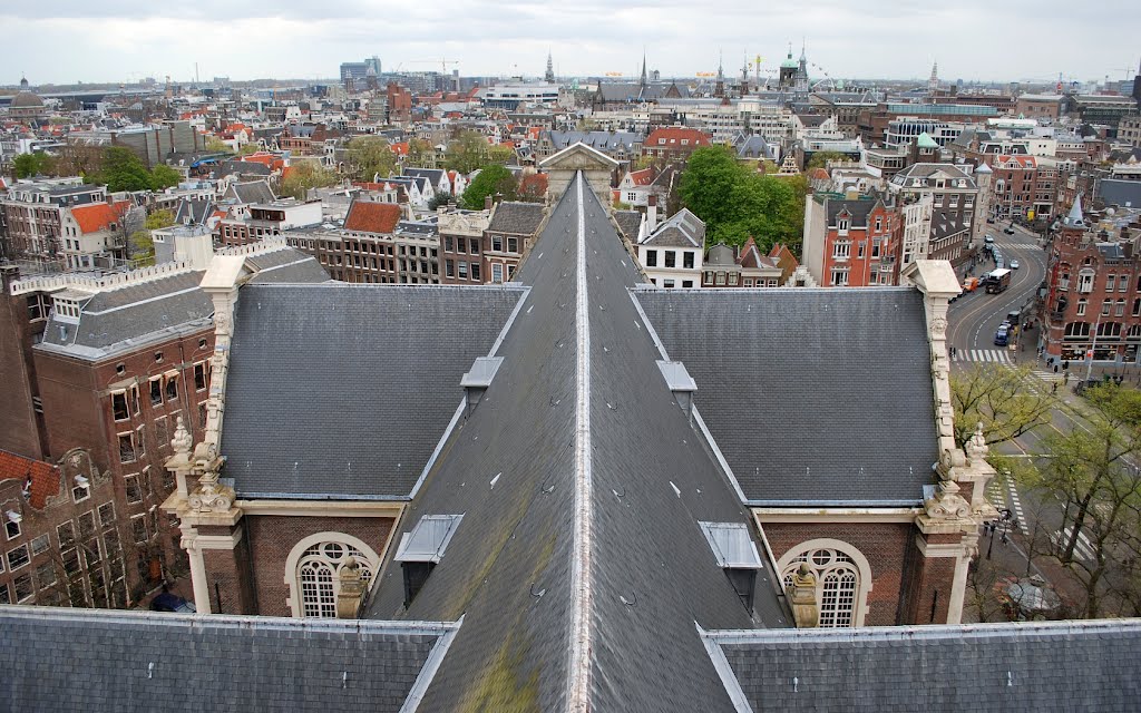 Amsterdam, View from the Westerkerk by Hans J.S.C. Jongstra