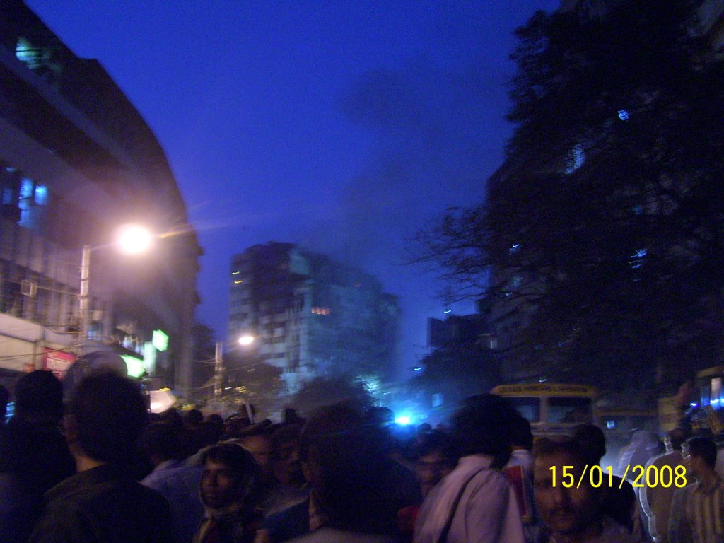 PROUDLY EMITING SMOKE FOR 4 DAYS ,AND FIRE COVER THE WHOLE BUILDING INSIDE by Namasudra Sarkar