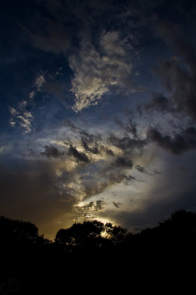 Sunset at Kings Canyon Resort that I shared with some dingoes by jdcrescendo