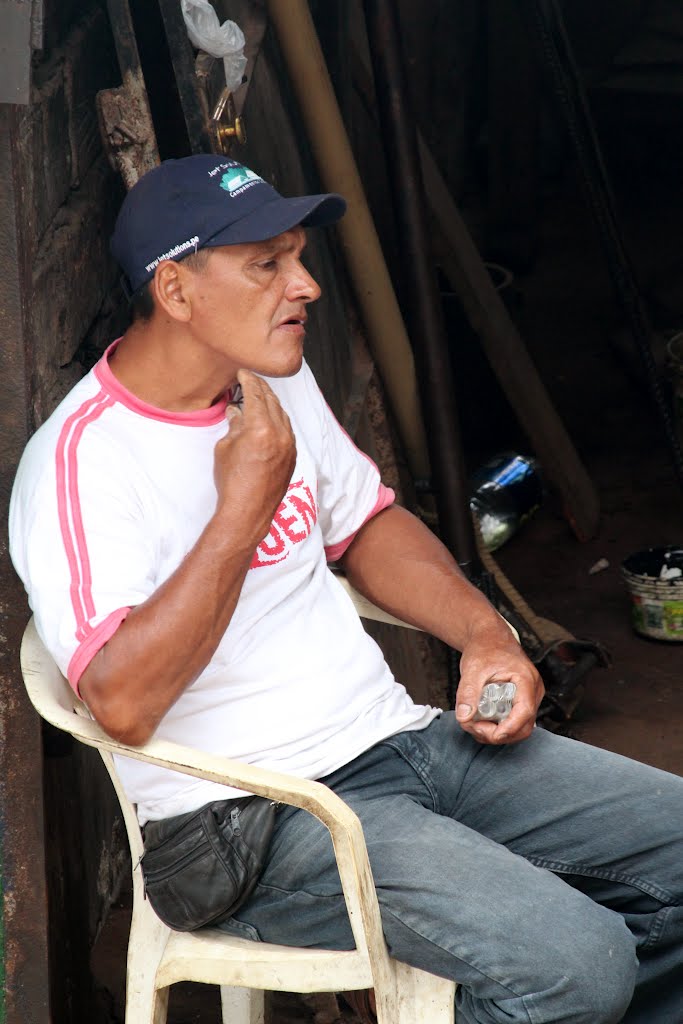 Watching Another Morning Unfold in Iquitos by Wayne W Godbehere