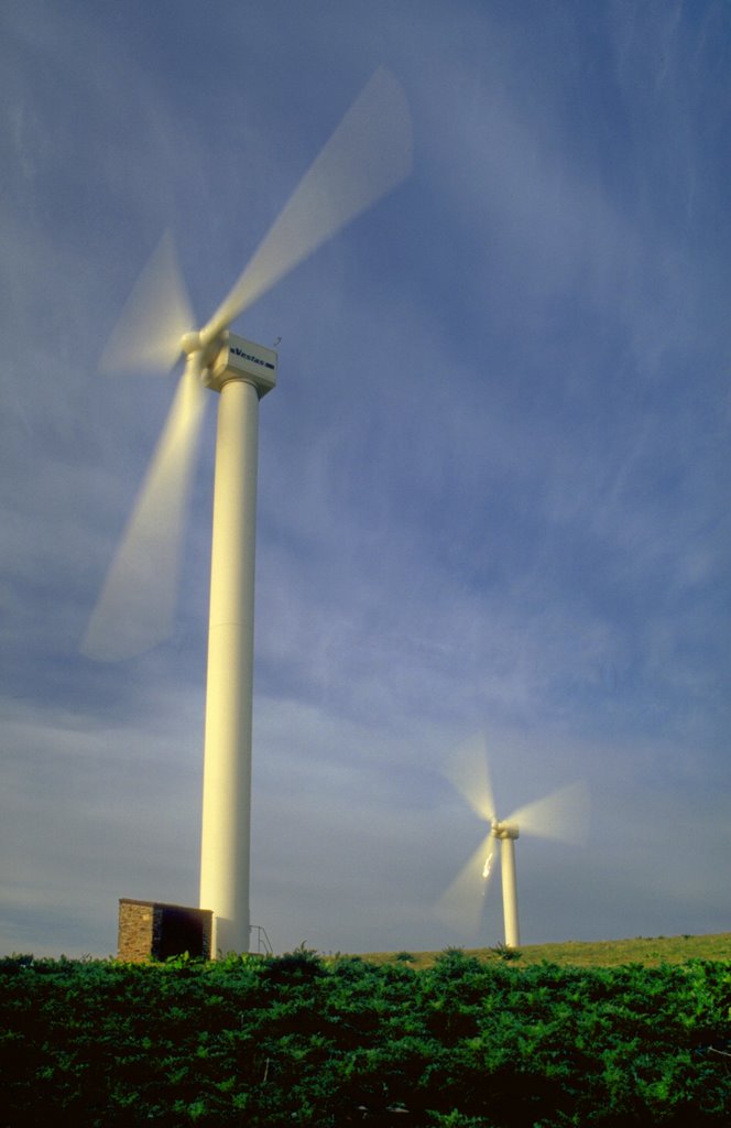 Wind Turbines near Indian Queens by Pete Lush