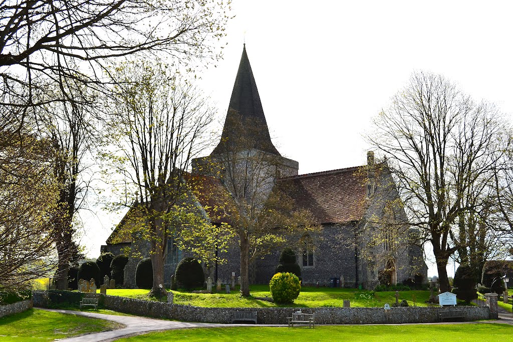 Church of St Andrew, Alfriston, East Sussex, UK by John Starnes