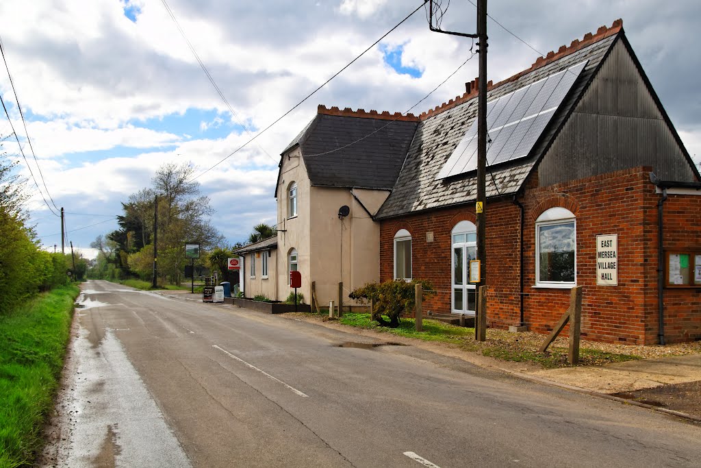 East Mersea Village Hall, Essex, April 2012 by keithb