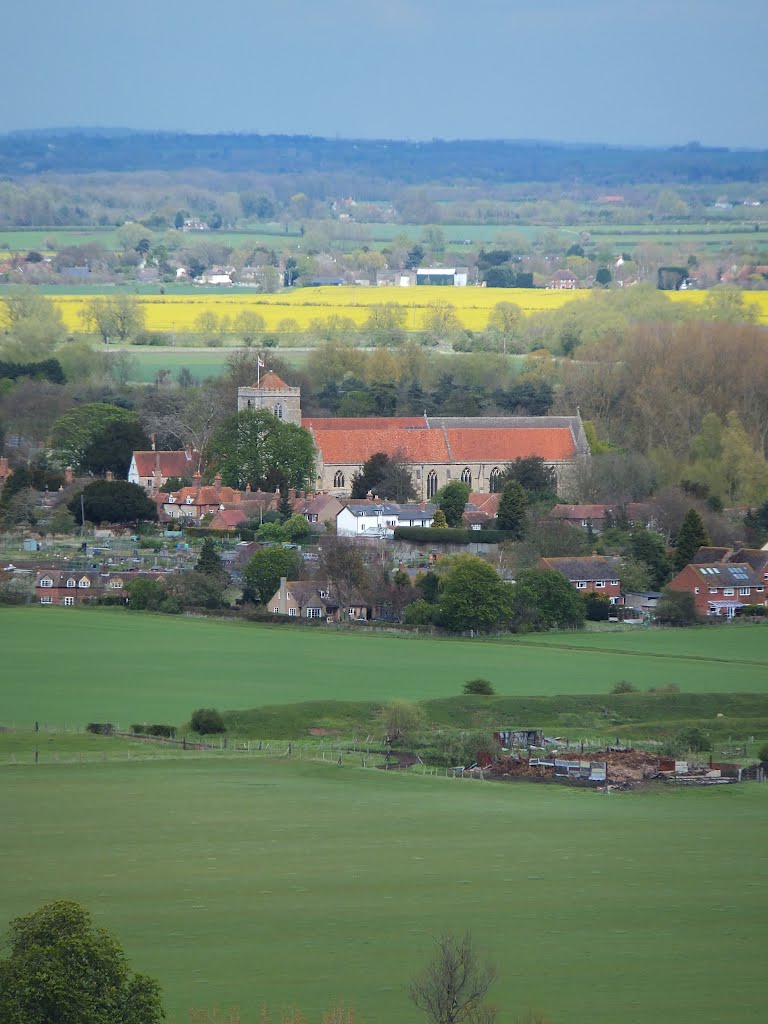 Dorchester from Wittenham Clumps by DanT