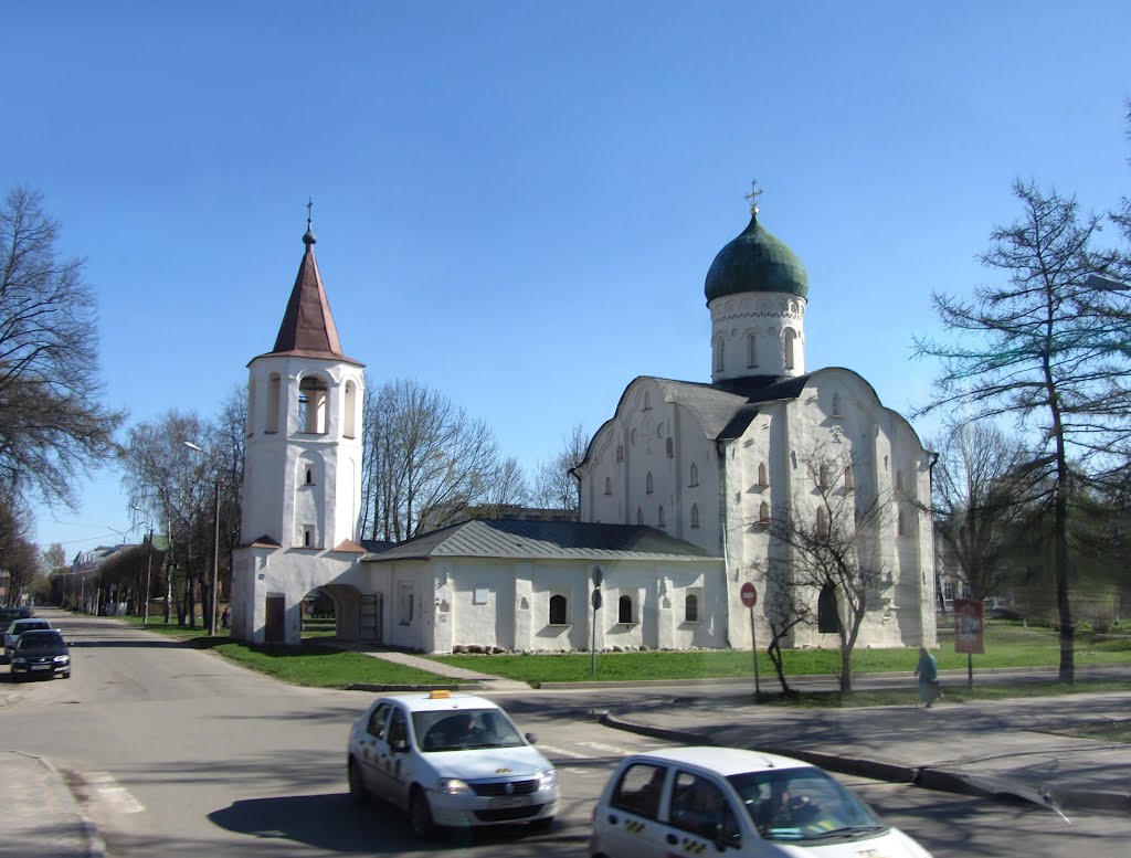 Novgorod, Russia. The church of 1360/ Новгород. Церковь Св. Фёдора Стратилата на ручью 1360г. by Andrej Antipin