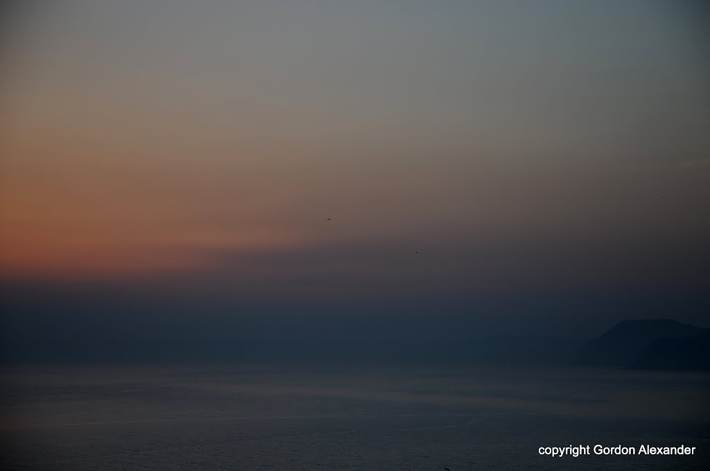 Sunset, Burton Bradstock, Dorset by Gordon Alexander