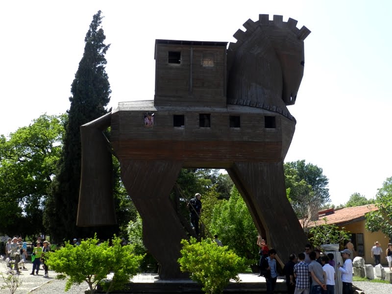 The ancient city of trojan, trojan horse by Abdullah TATAR