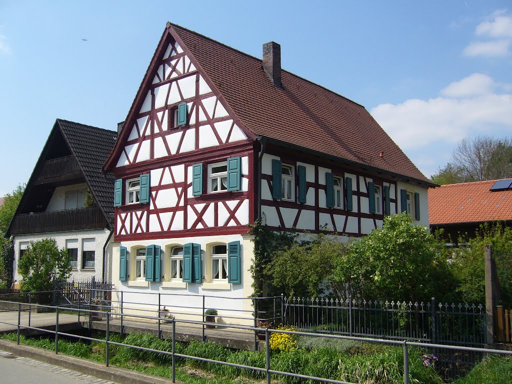 Fachwerkhaus in Burgellern I by Mauerschwalbe