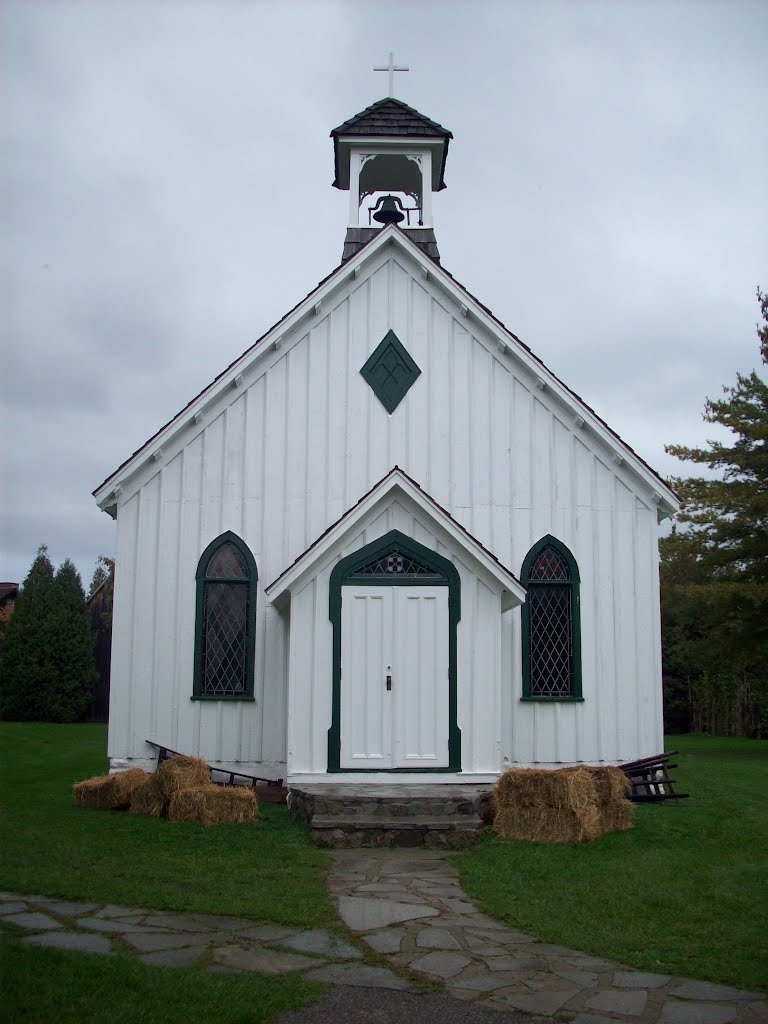 Old Church near Balls Falls by Charles Wieland