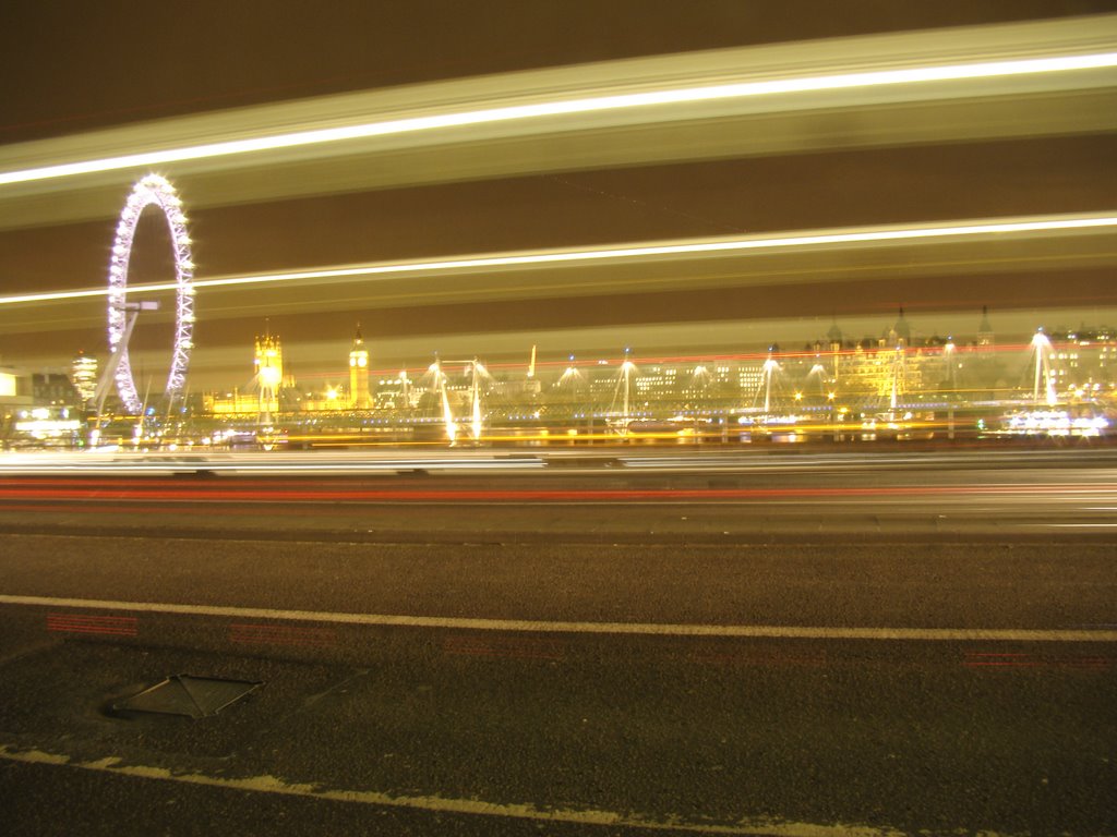 Waterloo bridge,west side by Budyn