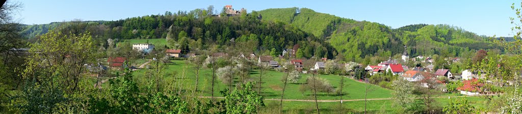 Potštejn - Panorama from railway station privat - CZECH REPUBLIC - 2012 by ROSTAMDALILA