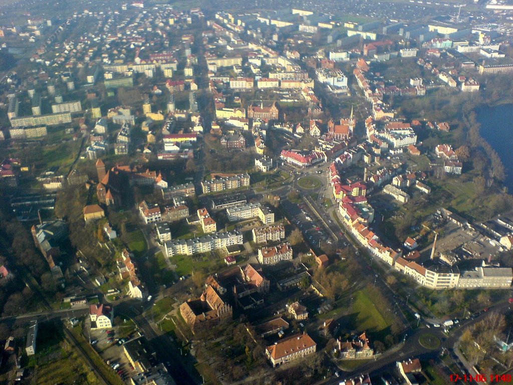 Ketrzyn from above/Kętrzyn z lotu ptaka by netjuzer