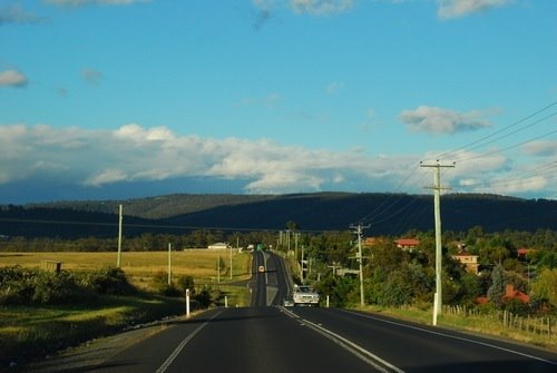 Highway from Kettering to Hobart by John Shen