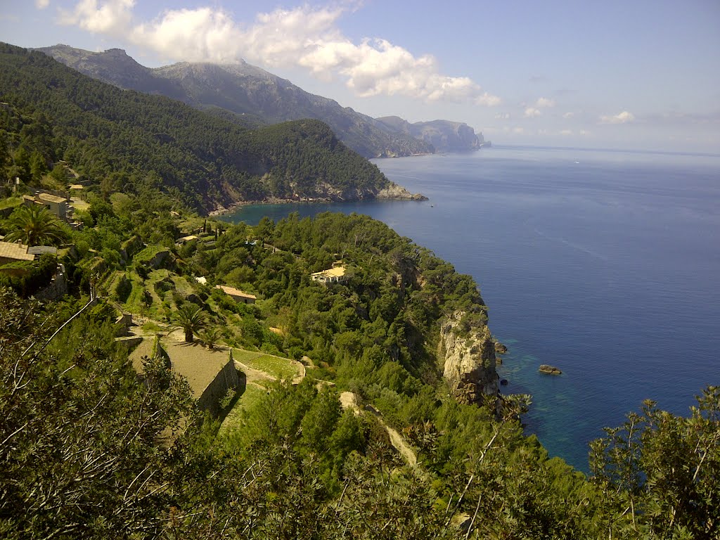 Road from Banyalbufar to Estellencs by gabachat