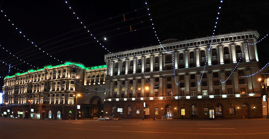 Soviet buildings on Tverskaya street by IPAAT