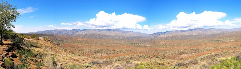 Panorama of the Bradshaw Mountains and the valley by MAL10587