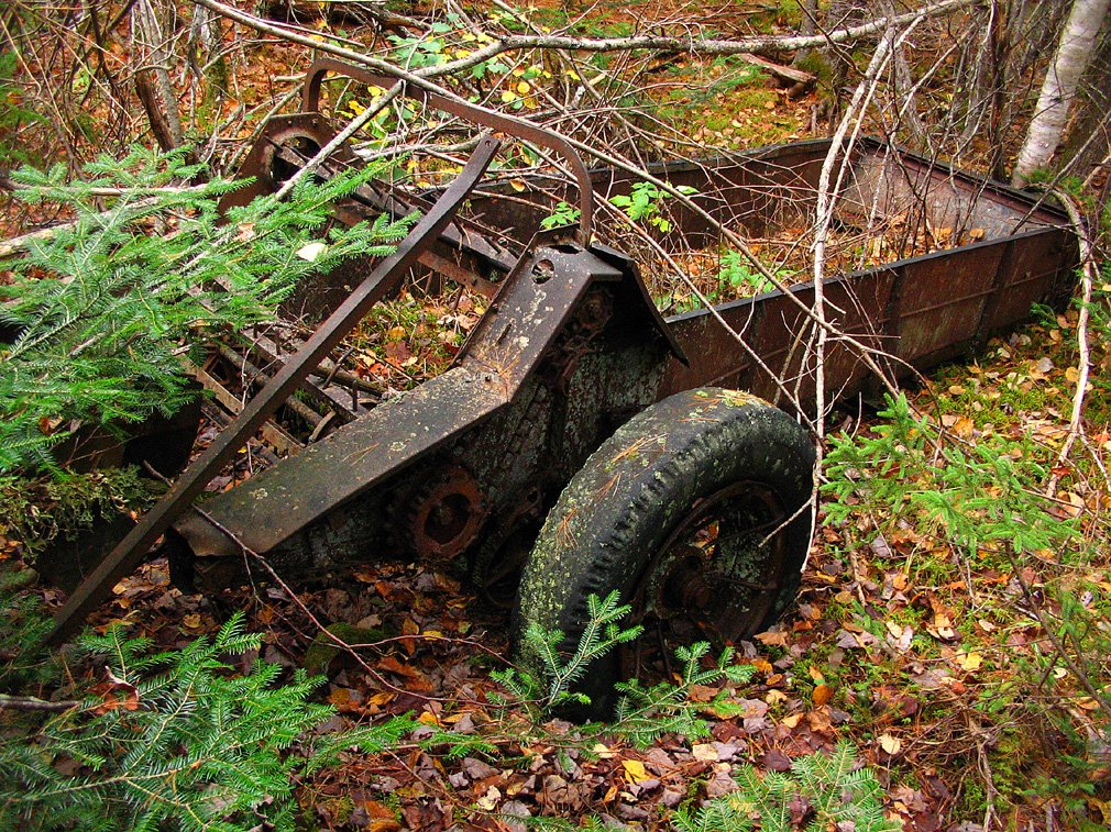 Retired manure spreader by Howie Hennigar