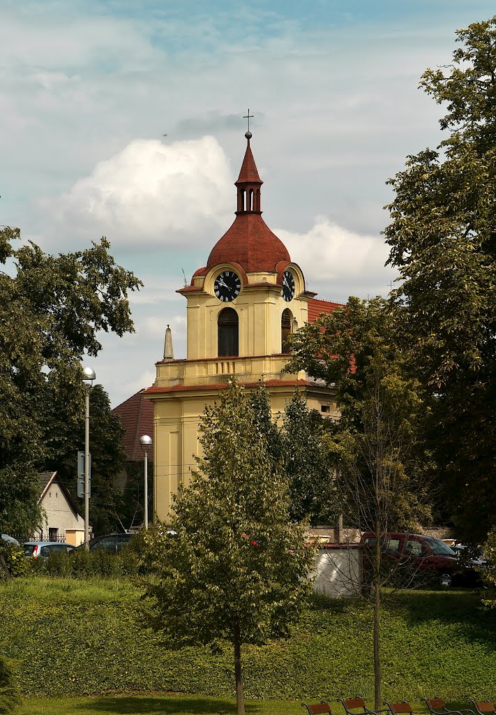 Věž kostela by moudrasek