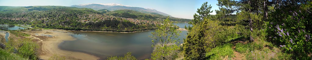 Dry season - Panorama Pancharevo Lake by A. Marinov (amary)