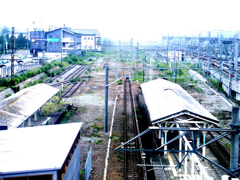 Karuizawa Station after railroad by Daizo Esaki