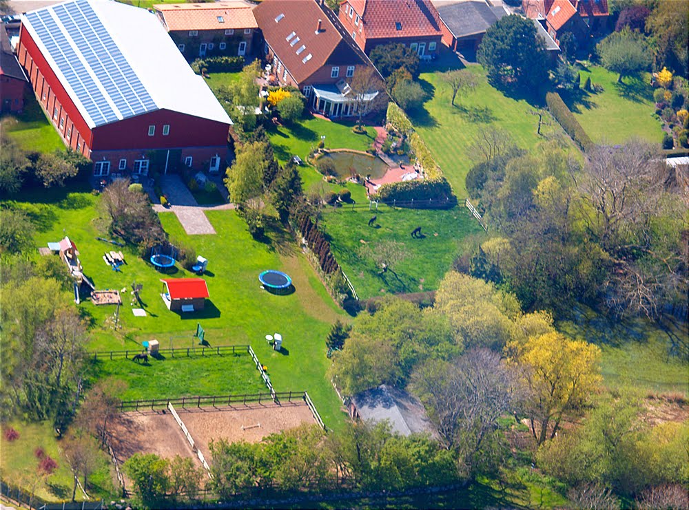 Luftaufnahme von Ferienhof Wohler in Bojendorf. by Wohler