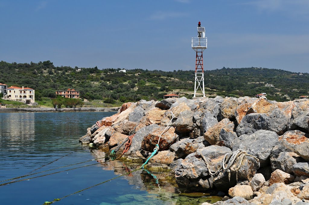 Port Kataraktis Chios Greece by L Pekaar