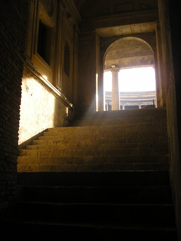 Escaleras Palacio de Carlos V by Javi Canales