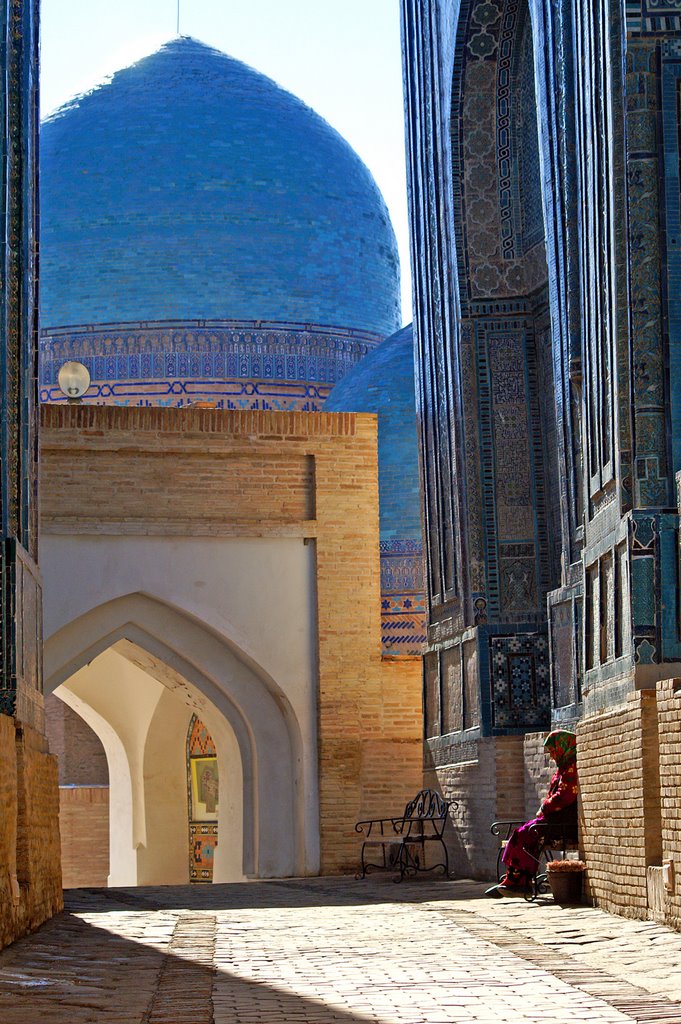 Old Samarkand's street by Alexander_Moskovko