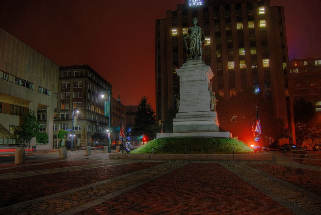 Monument Square HDR by buckypatches