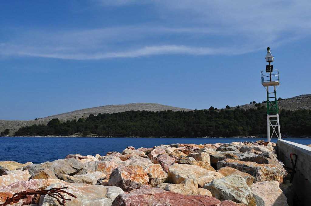 Port Lagadha Chios by L.Pekaar