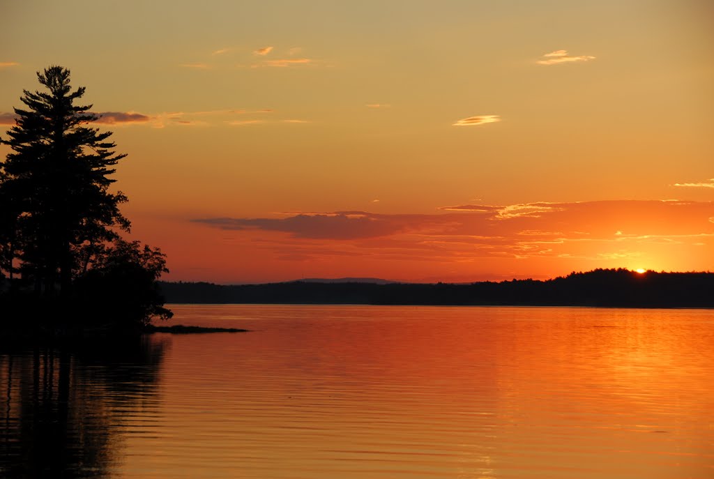 Sunset over Great Bay by Me Honestly