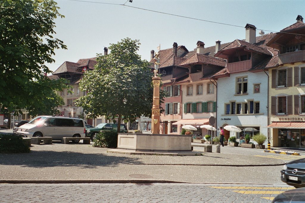 Büren a/Aare / old Village by Alfred Mueller