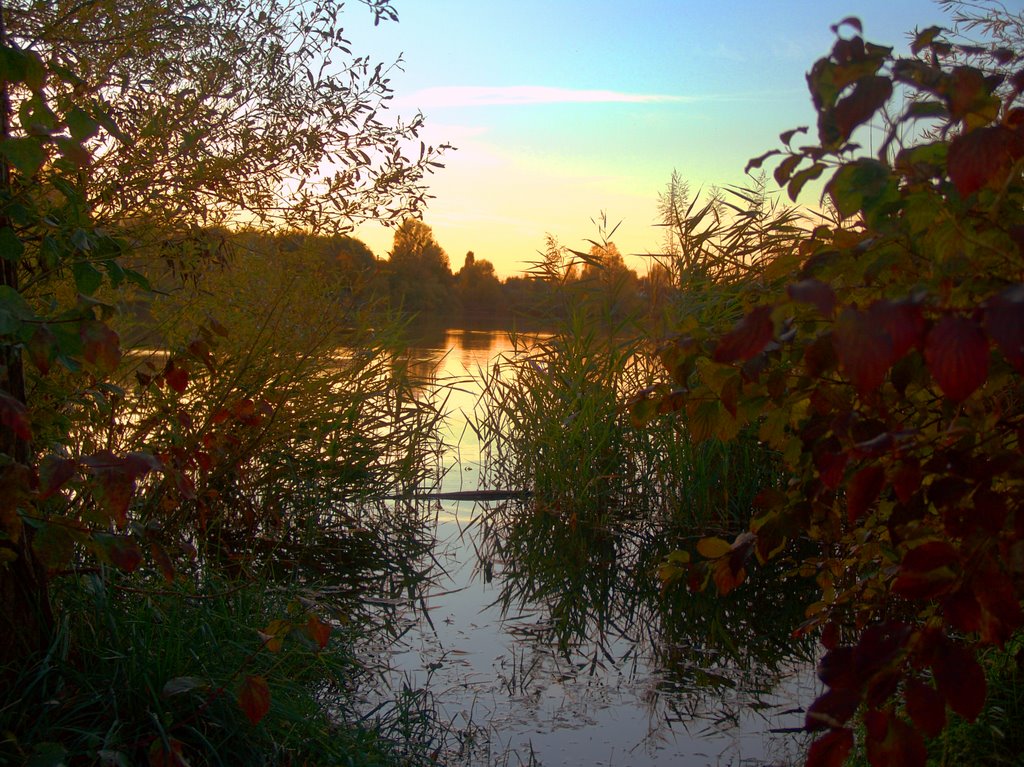 Berlin, Spandau, Kiesteich, Abendstimmung 2 by Olaf-Henry