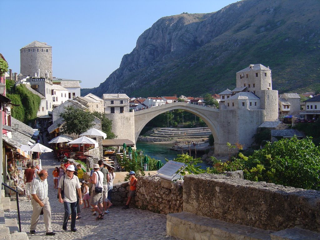 Stari Most i Stari Grad, Mostar by Szabó Áron Mátyás