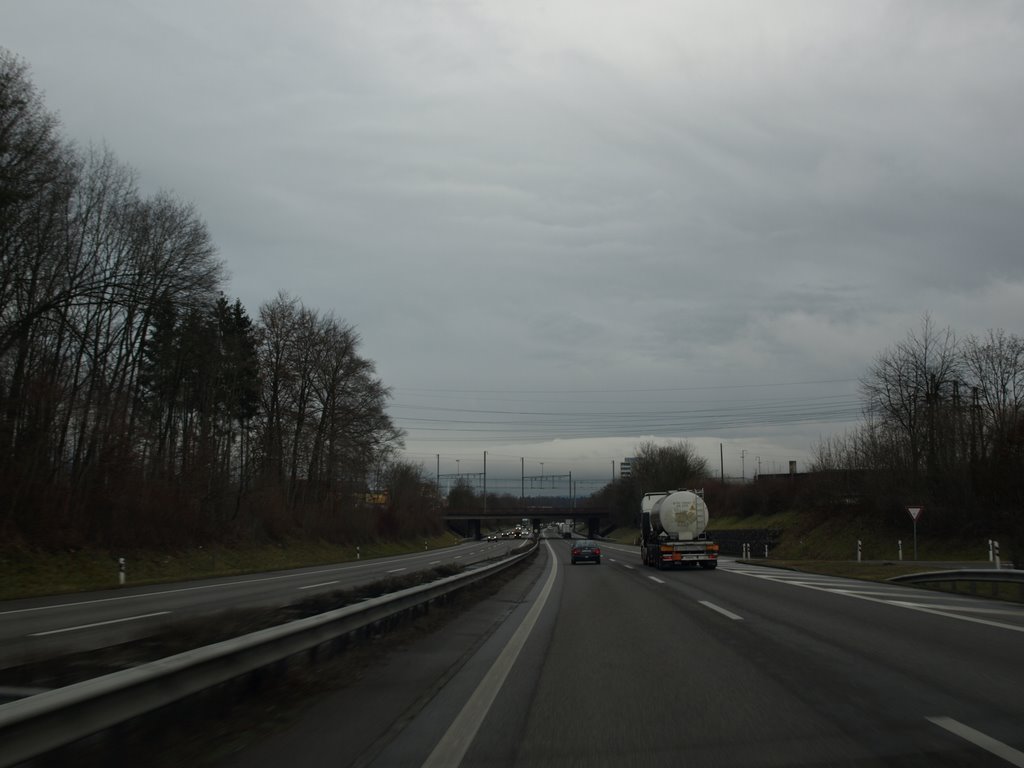 Highway "A1" Switzerland (01/2008) by Nils Wanner