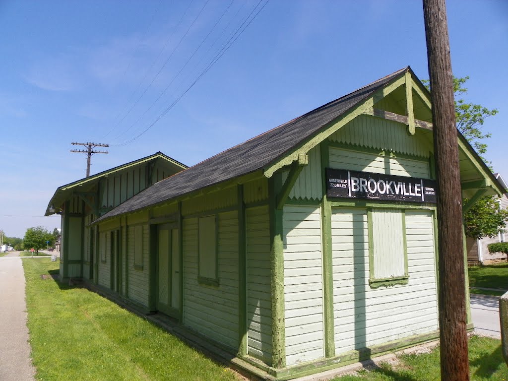 Brookville Depot, Wolf Creek Rail Trail by MikeFromholt