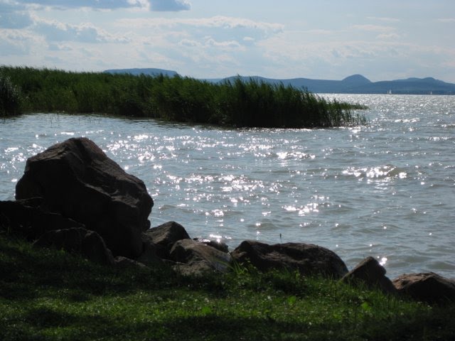 The Balaton Lake at Balatonszemes by morrien