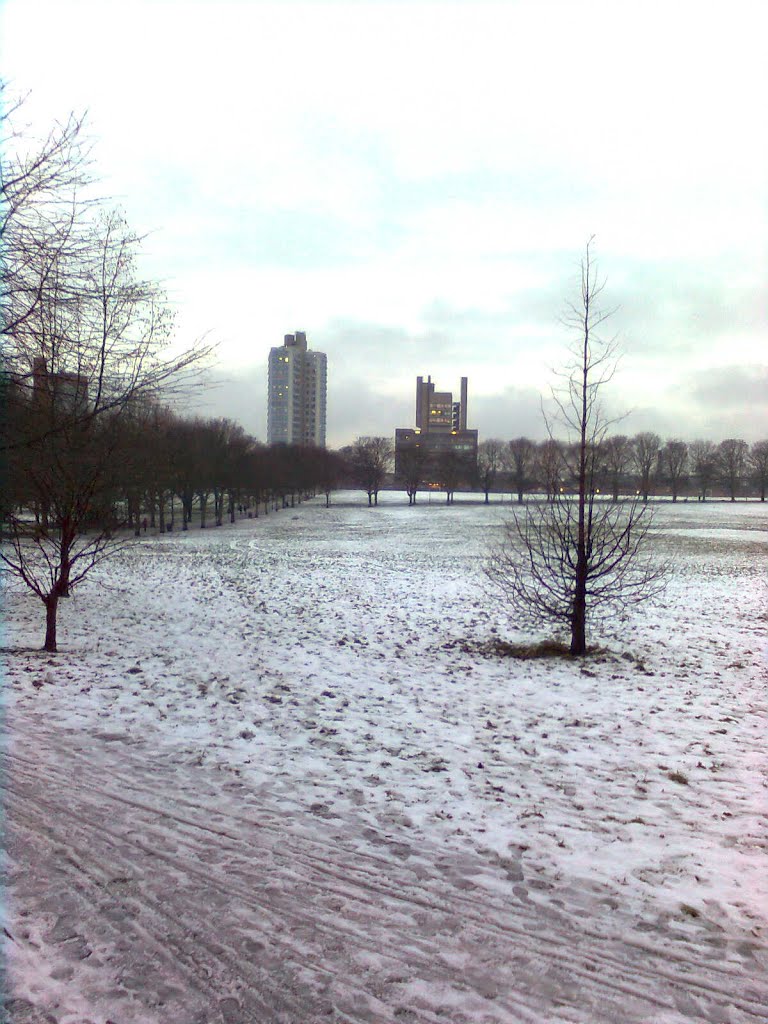 Leicester in the Snow by Harry Holkham