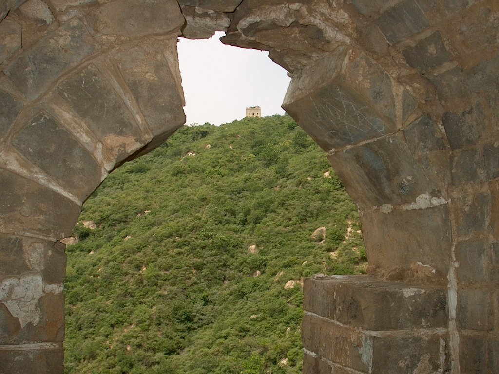 Great wall near HuangHuaCheng by flyover