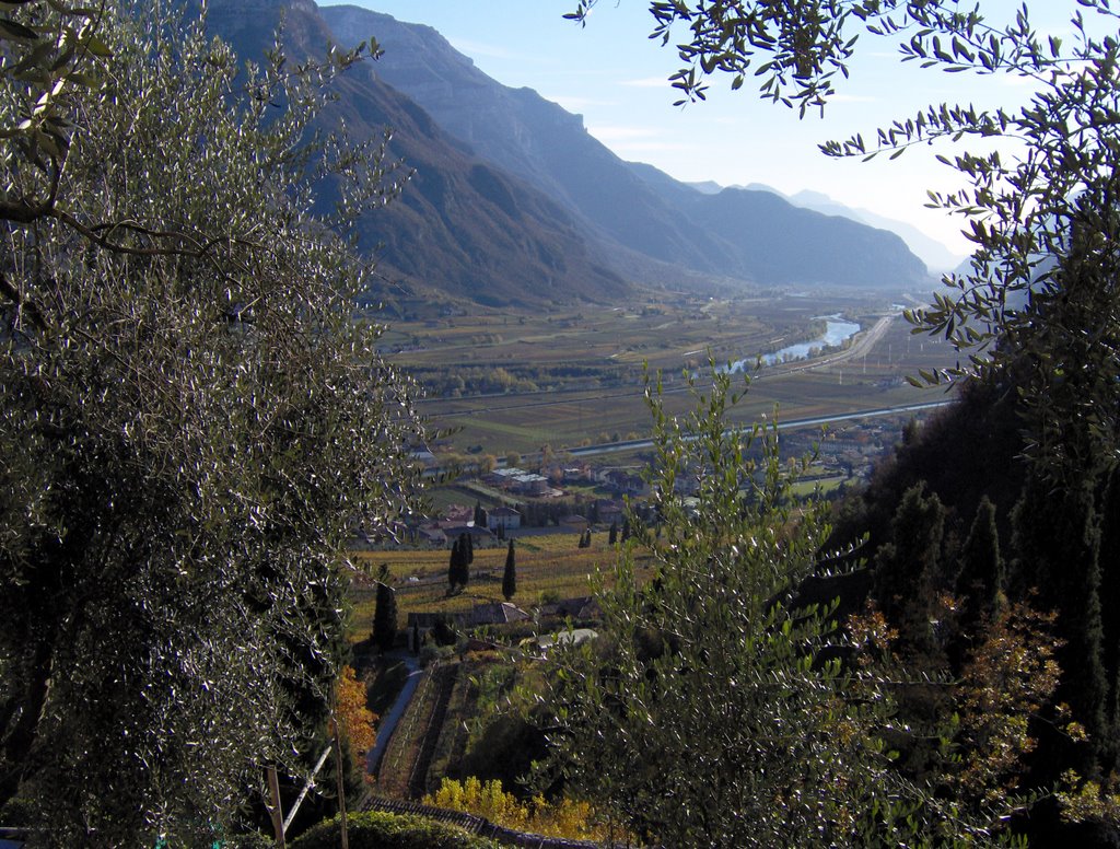 Castello di Avio - Vista sulla Valle dell'Adige by giallopolenta