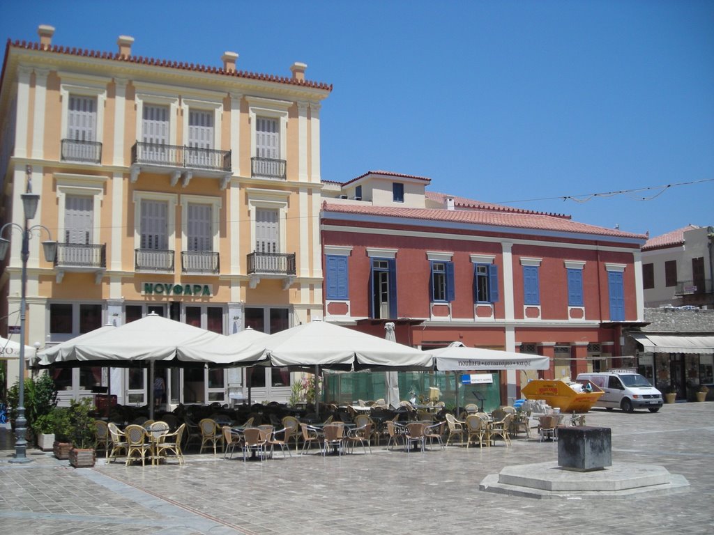 Plateia in Nafplion by libbathegreat