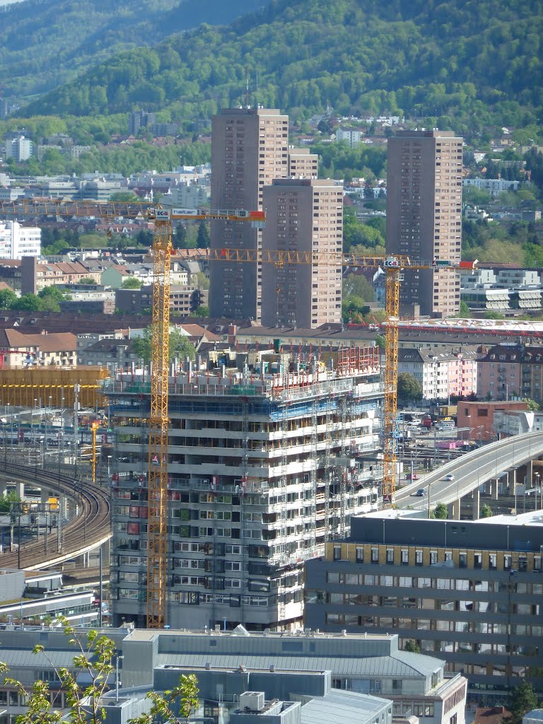 Hardblöcke und Neubauten Förrlibuckstrasse by franzhorvath