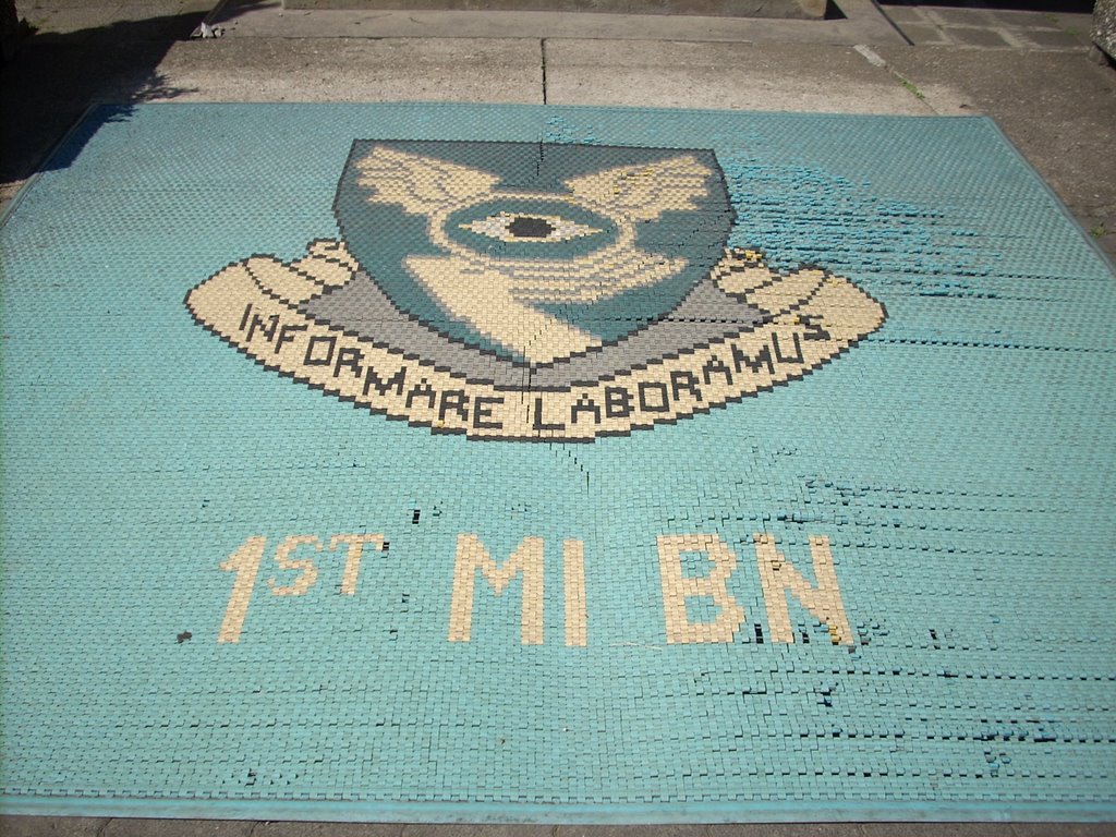 1st MI BN Door Mat by eurovacationer