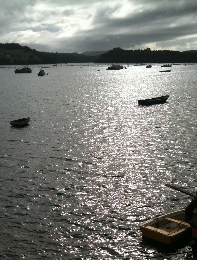 Muelle artesanal, Comuna de Queilén. by Oscar Chang