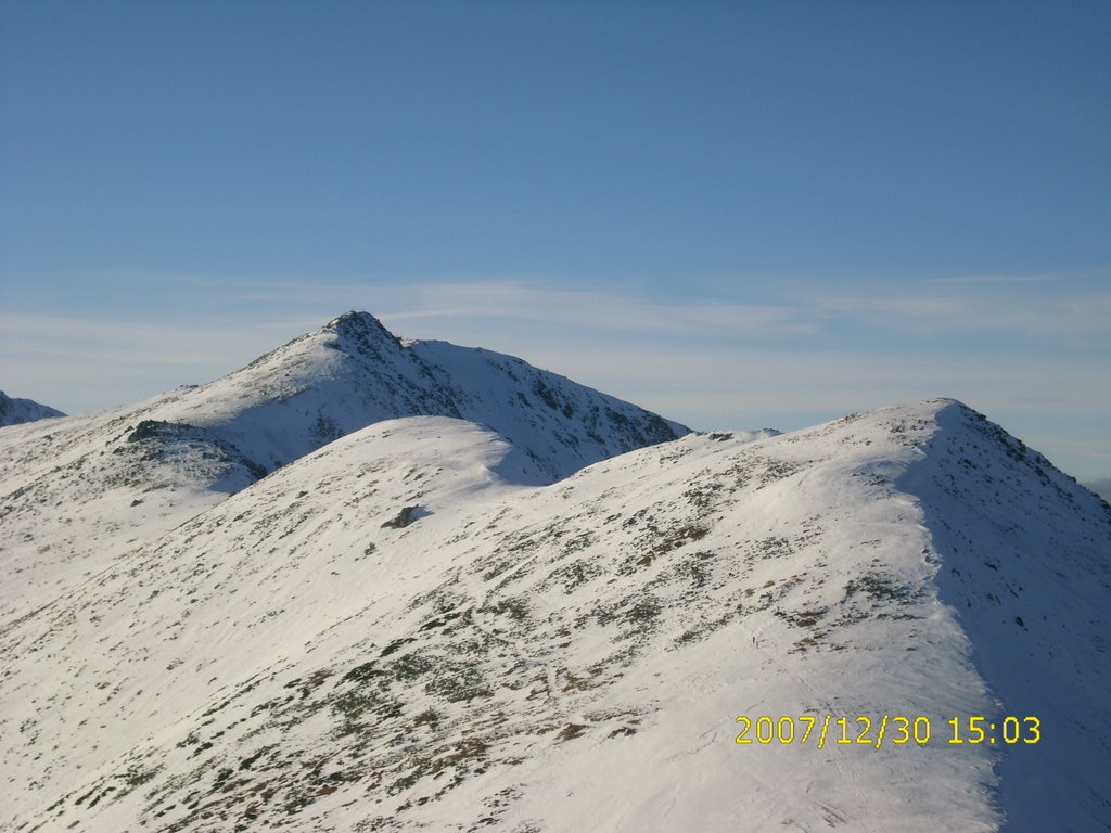 Creasta Mt.Tatra Mica - vedere spre vf.Chopok by radu ilnitchi